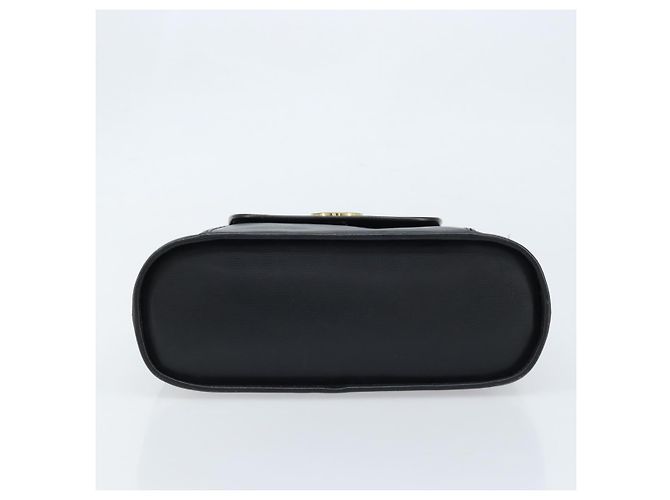 Céline Borsa a mano CELINE in pelle nera e oro Auth 166992 Nero D'oro - vista 9