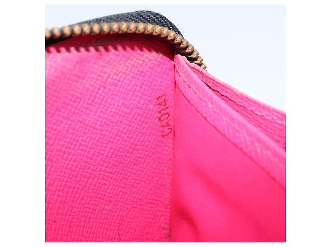 Louis Vuitton Cartera Zippy Monograma Multicolor Negro M60243 LV Auth bs33783 - vista 12
