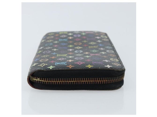 Louis Vuitton Cartera Zippy Monograma Multicolor Negro M60243 LV Auth bs33783 - vista 3