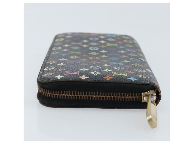 Louis Vuitton Cartera Zippy Monograma Multicolor Negro M60243 LV Auth bs33783 - vista 4