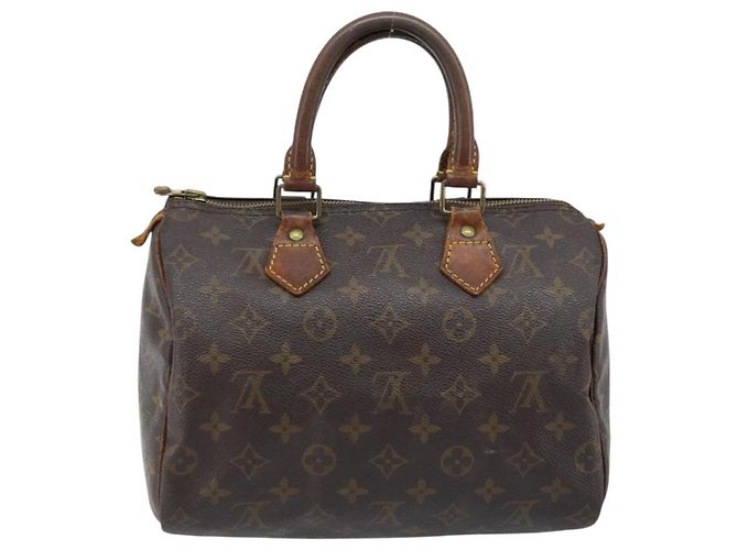 LOUIS VUITTON Borsa a Mano Monogram Speedy 25 M41528 LV Auth 172370 Monogramma - vista 2