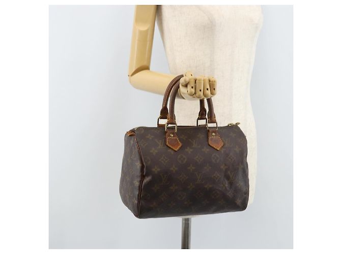 LOUIS VUITTON Borsa a Mano Monogram Speedy 25 M41528 LV Auth 172370 Monogramma - vista 23