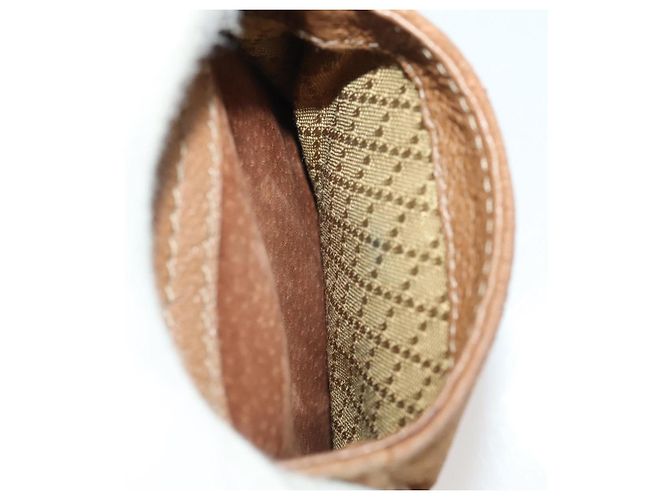 Bamboo Zaino in Bambù GUCCI Camoscio Marrone Oro 003 2058 0016 Auth LNZ352 D'oro - vista 26