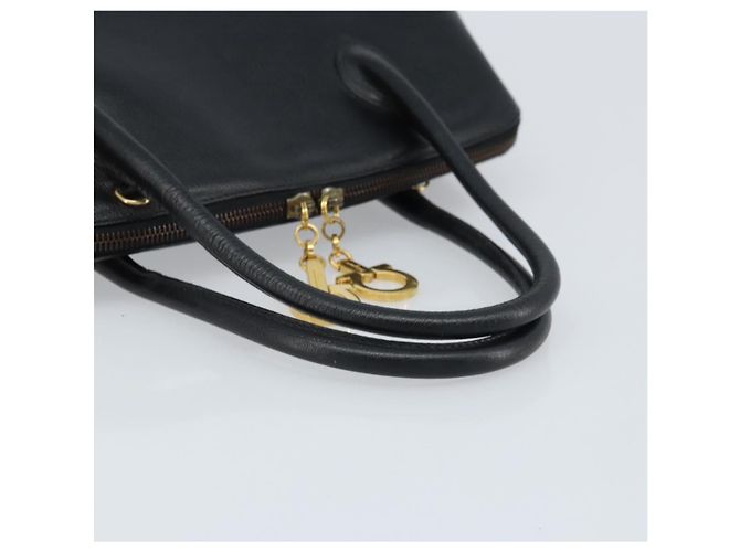 Borsa a mano Salvatore Ferragamo in pelle nera e oro Auth 173778 Nero D'oro - vista 7