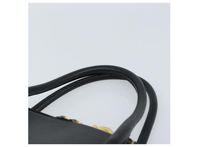 Borsa a mano Salvatore Ferragamo in pelle nera e oro Auth 173778 Nero D'oro - vista 8