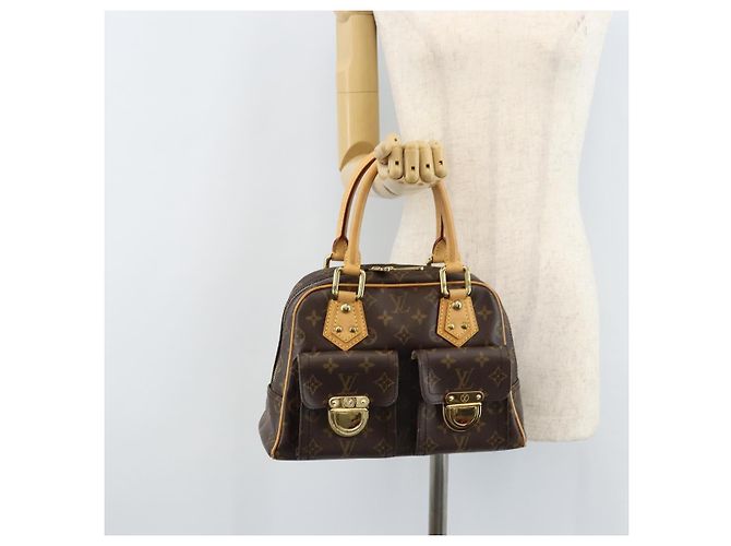 LOUIS VUITTON Borsa a Mano Monogram Manhattan PM M40026 LV Auth ep13646 Monogramma - vista 24