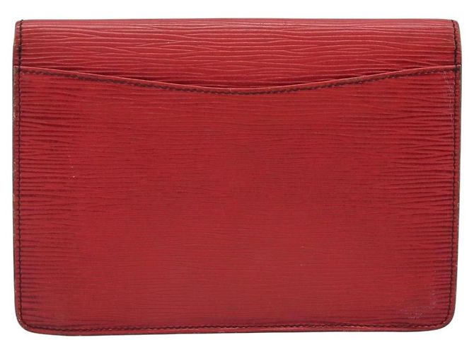 LOUIS VUITTON Clutch Epi Montagne 20 Rosso LV Auth 173743 - Ansicht 2