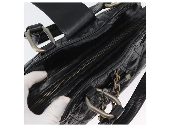 BALLY Tote Bag Leder Schwarz Auth 160786 - Ansicht 16