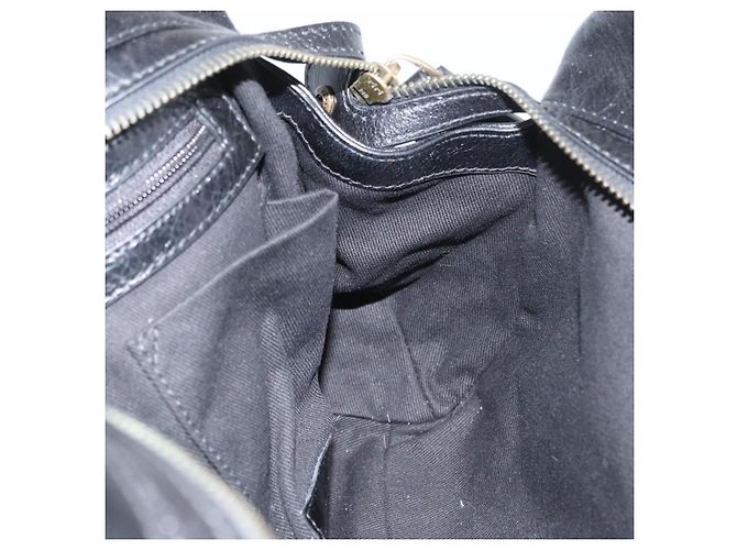 BALLY Tote Bag Leder Schwarz Auth 160786 - Ansicht 19