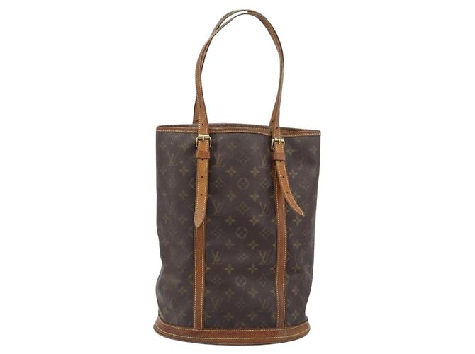 LOUIS VUITTON Borsa a Spalla Monogram Bucket GM M42236 LV Auth LNZ072 Monogramma - vista 13