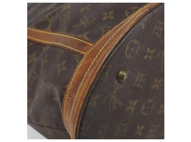 LOUIS VUITTON Borsa a Spalla Monogram Bucket GM M42236 LV Auth LNZ072 Monogramma - vista 8