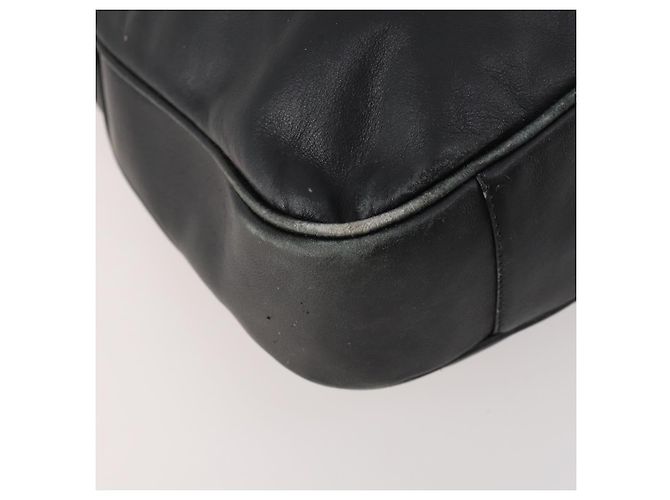 Borsa a Spalla Gucci Bamboo in Pelle 2way Nera Oro 001 1577 2615 Auth 169863 Nero D'oro - vista 13