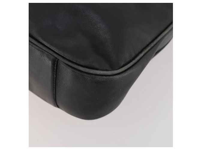 Borsa a Spalla Gucci Bamboo in Pelle 2way Nera Oro 001 1577 2615 Auth 169863 Nero D'oro - vista 14