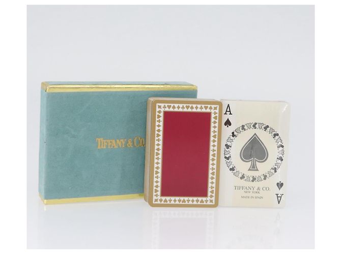Autre Marque TIFFANY&Co. Playing Cards 2 Set Blue Red Auth LNZ444V - view 14