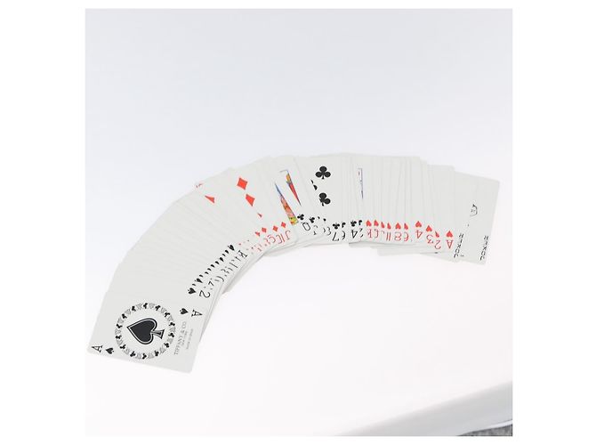 Autre Marque TIFFANY&Co. Playing Cards 2 Set Blue Red Auth LNZ444V - view 4