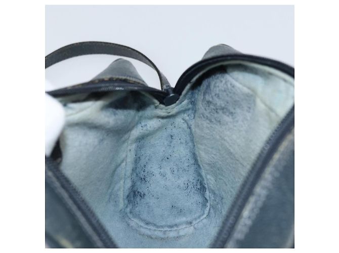 Sac à bandoulière Gucci GG Supreme Sherry Line PVC Marine Or 56 02 004 Auth 173906 Doré Bleu Marine - vue 18