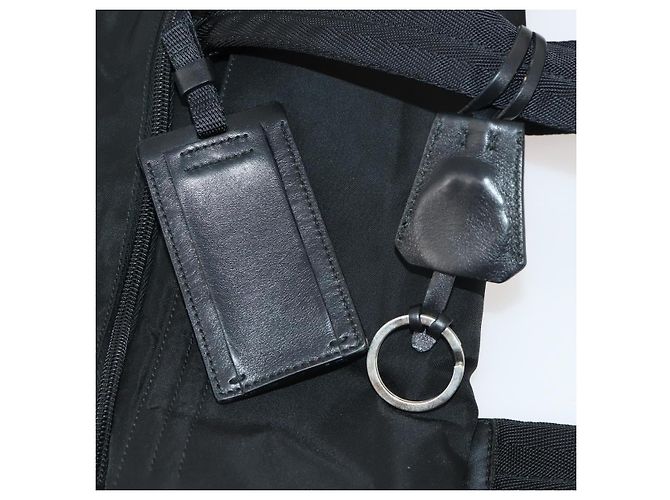 PRADA Funda para prendas de nylon negro plateado Auth bs33522 Plata - vista 16
