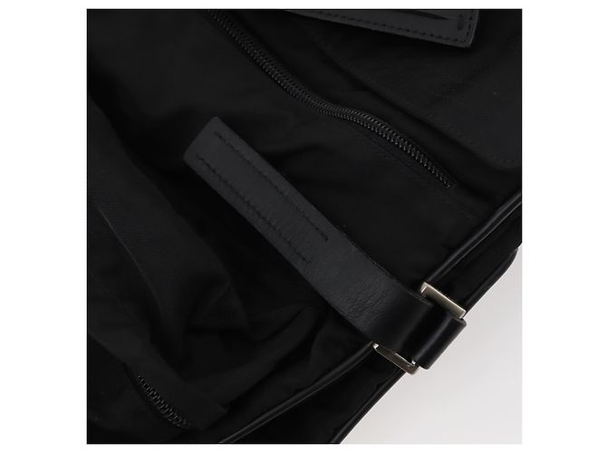 PRADA Funda para prendas de nylon negro plateado Auth bs33522 Plata - vista 18