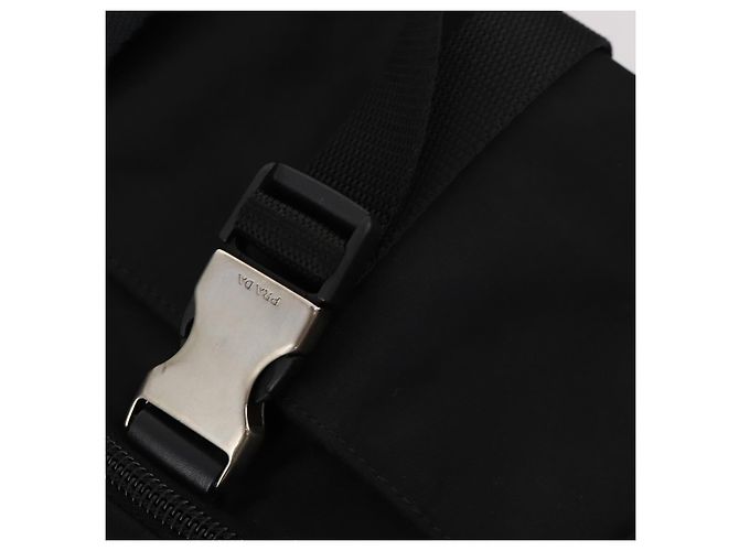 PRADA Funda para prendas de nylon negro plateado Auth bs33522 Plata - vista 19