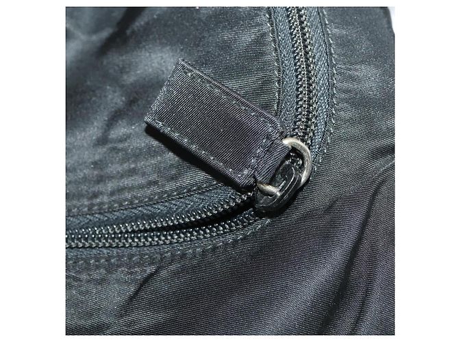 PRADA Funda para prendas de nylon negro plateado Auth bs33522 Plata - vista 26