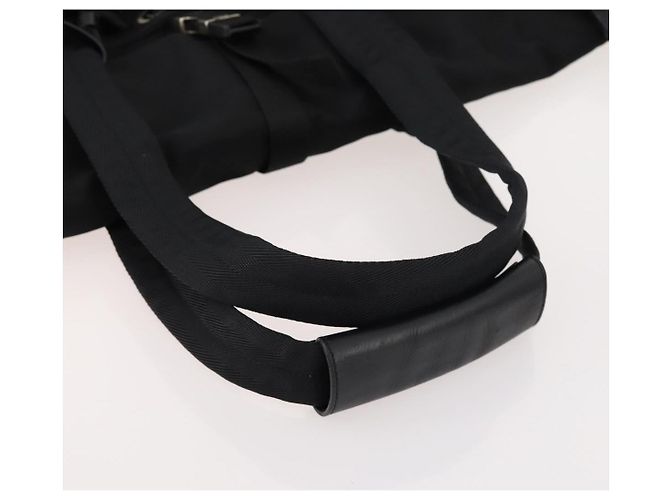 PRADA Funda para prendas de nylon negro plateado Auth bs33522 Plata - vista 9