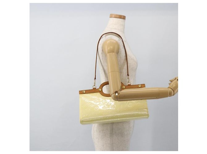 LOUIS VUITTON Sac Roxbury Drive Monogram Vernis 2Way Perle M91374 Auth BSZ249A - vue 22