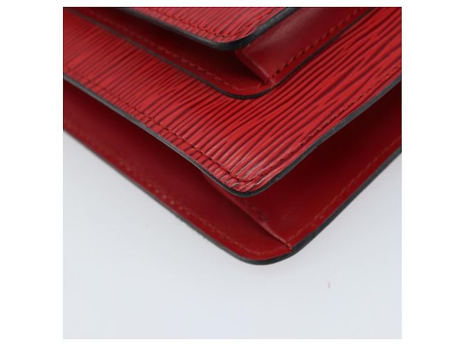 LOUIS VUITTON Borsa a Mano Epi Monceau 28 Rossa M40783 LV Auth ep13676 Rosso - vista 17