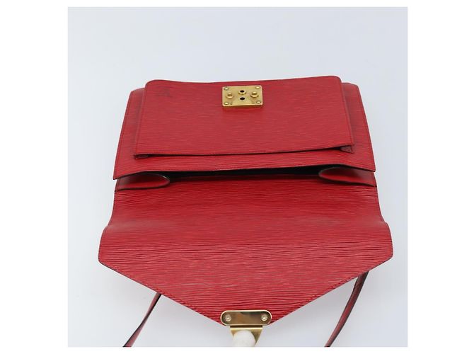 LOUIS VUITTON Borsa a Mano Epi Monceau 28 Rossa M40783 LV Auth ep13676 Rosso - vista 21