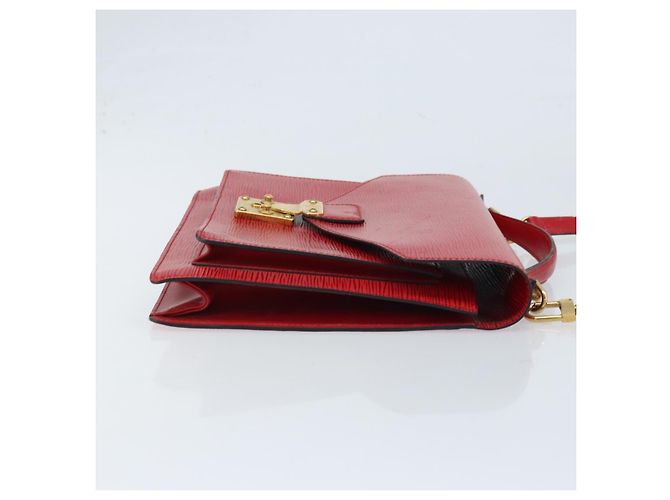LOUIS VUITTON Borsa a Mano Epi Monceau 28 Rossa M40783 LV Auth ep13676 Rosso - vista 3