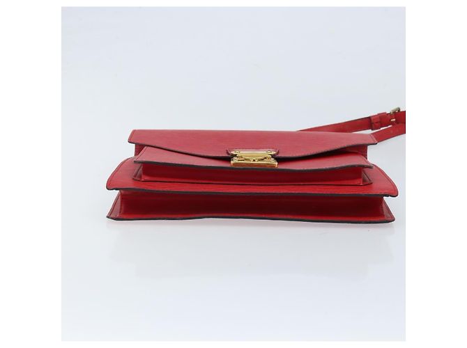 LOUIS VUITTON Borsa a Mano Epi Monceau 28 Rossa M40783 LV Auth ep13676 Rosso - vista 5
