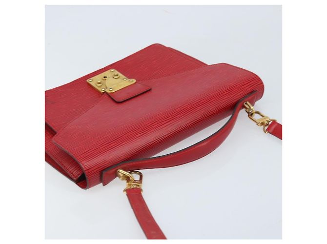 LOUIS VUITTON Borsa a Mano Epi Monceau 28 Rossa M40783 LV Auth ep13676 Rosso - vista 6