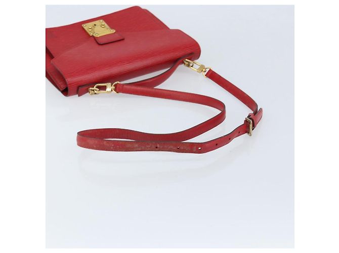 LOUIS VUITTON Borsa a Mano Epi Monceau 28 Rossa M40783 LV Auth ep13676 Rosso - vista 8
