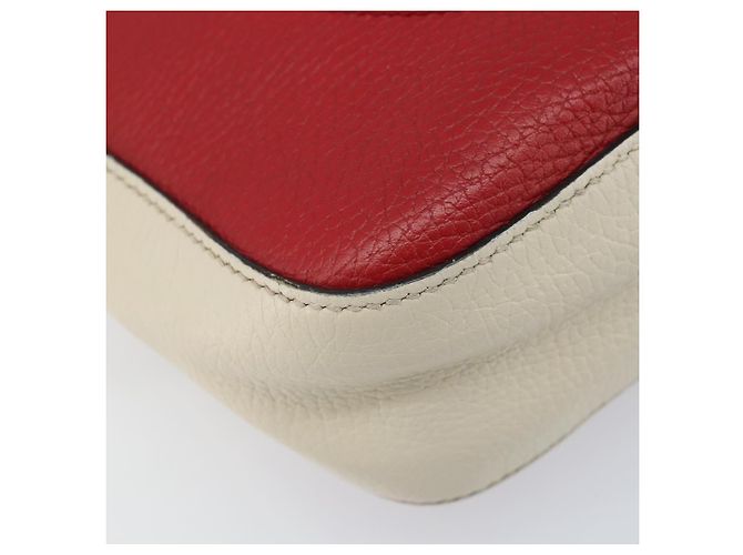 Borsa a Spalla in Pelle Rossa e Oro GUCCI 431567 Auth ka2941 Rosso D'oro - vista 11