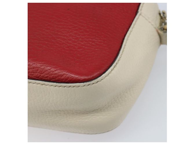 Borsa a Spalla in Pelle Rossa e Oro GUCCI 431567 Auth ka2941 Rosso D'oro - vista 12