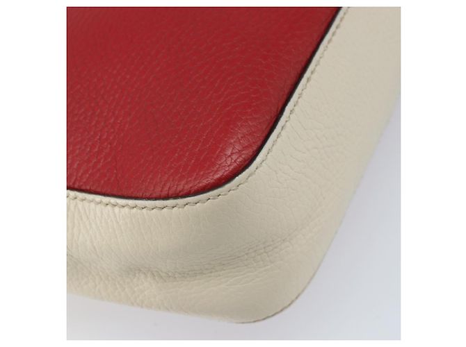 Borsa a Spalla in Pelle Rossa e Oro GUCCI 431567 Auth ka2941 Rosso D'oro - vista 13