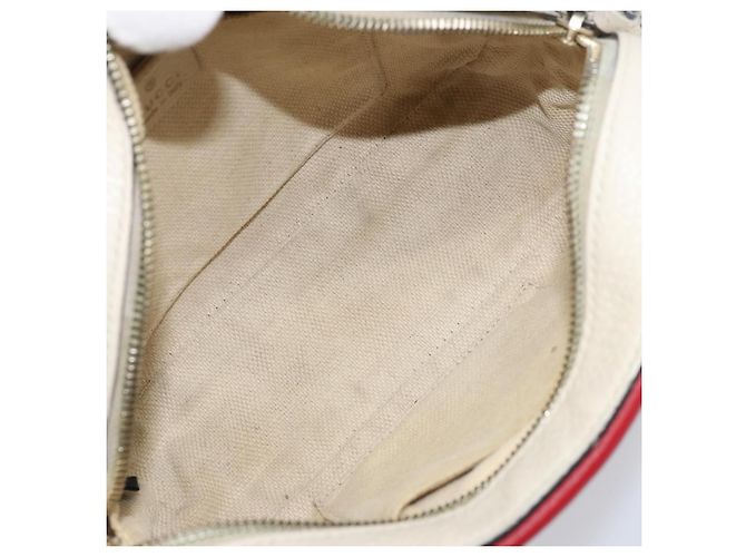 Borsa a Spalla in Pelle Rossa e Oro GUCCI 431567 Auth ka2941 Rosso D'oro - vista 16