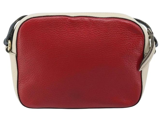 Borsa a Spalla in Pelle Rossa e Oro GUCCI 431567 Auth ka2941 Rosso D'oro - vista 3