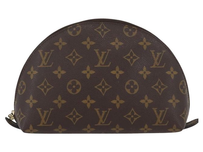 LOUIS VUITTON Pochette Cosmetica Demi Ronde Monogram M47520 LV Auth BA10964 Monogramma - vista 13