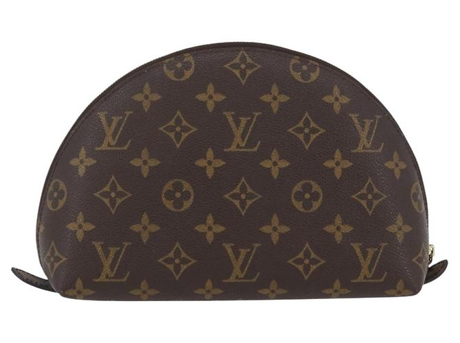LOUIS VUITTON Pochette Cosmetica Demi Ronde Monogram M47520 LV Auth BA10964 Monogramma - vista 2