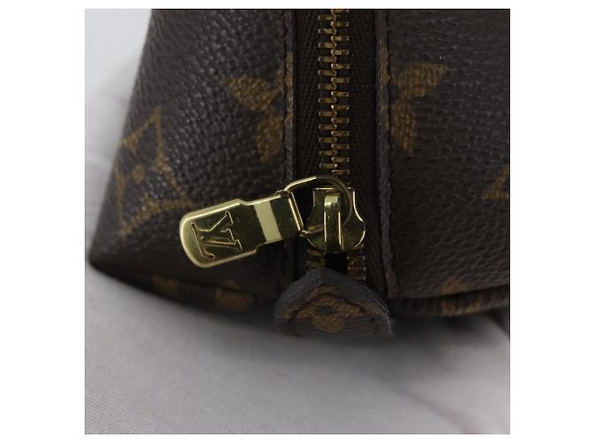 LOUIS VUITTON Pochette Cosmetica Demi Ronde Monogram M47520 LV Auth BA10964 Monogramma - vista 8
