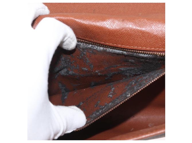 LOUIS VUITTON Borsa a Spalla Monogram Bordeaux 27 M51797 LV Auth BA11255 Monogramma - vista 11