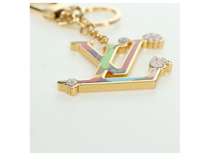 LOUIS VUITTON LV Iconic Superflat Charm Metall Goldton M02468 LV Auth LNZ409SAM - Ansicht 10