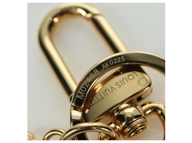 LOUIS VUITTON LV Iconic Superflat Charm Metall Goldton M02468 LV Auth LNZ409SAM - Ansicht 11
