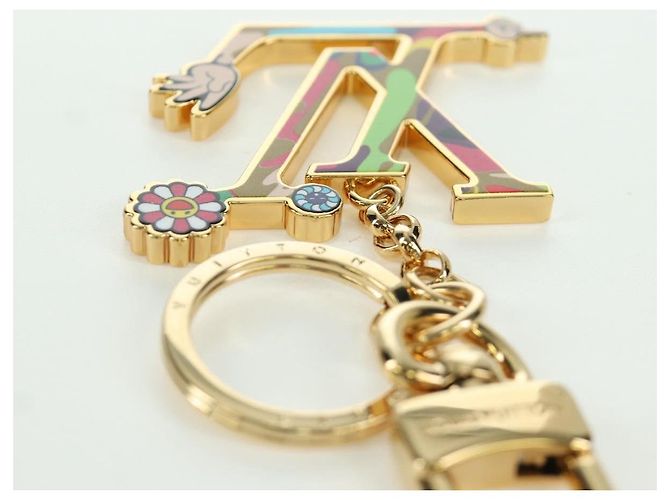 LOUIS VUITTON LV Iconic Superflat Charm Metall Goldton M02468 LV Auth LNZ409SAM - Ansicht 15