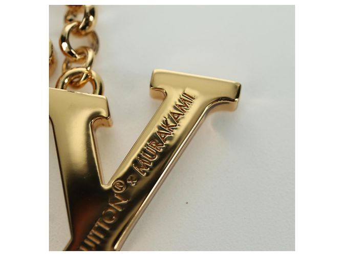 LOUIS VUITTON LV Iconic Superflat Charm Metall Goldton M02468 LV Auth LNZ409SAM - Ansicht 8