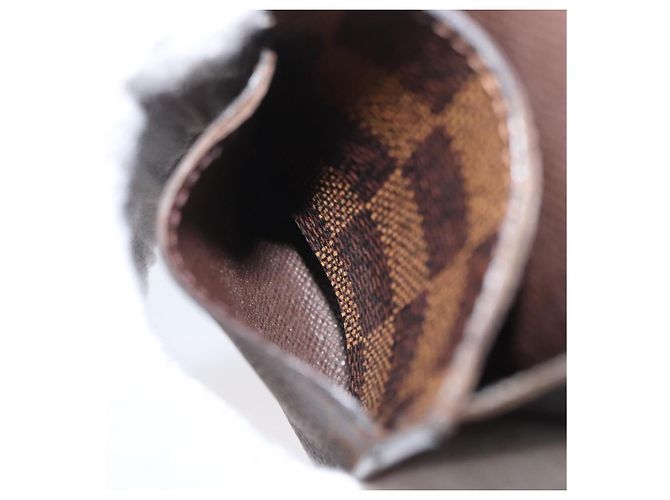 LOUIS VUITTON Astuccio per Sigarette Damier Ebene N63024 LV Auth BA11018 - vista 11