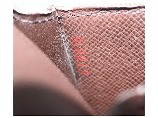 LOUIS VUITTON Astuccio per Sigarette Damier Ebene N63024 LV Auth BA11018 - vista 12