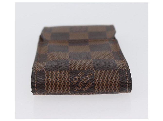 LOUIS VUITTON Astuccio per Sigarette Damier Ebene N63024 LV Auth BA11018 - vista 6
