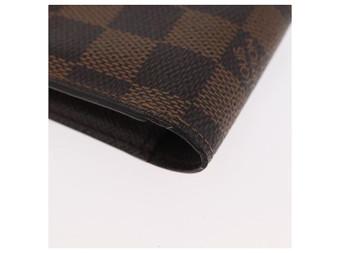 LOUIS VUITTON Astuccio per Sigarette Damier Ebene N63024 LV Auth BA11018 - vista 7