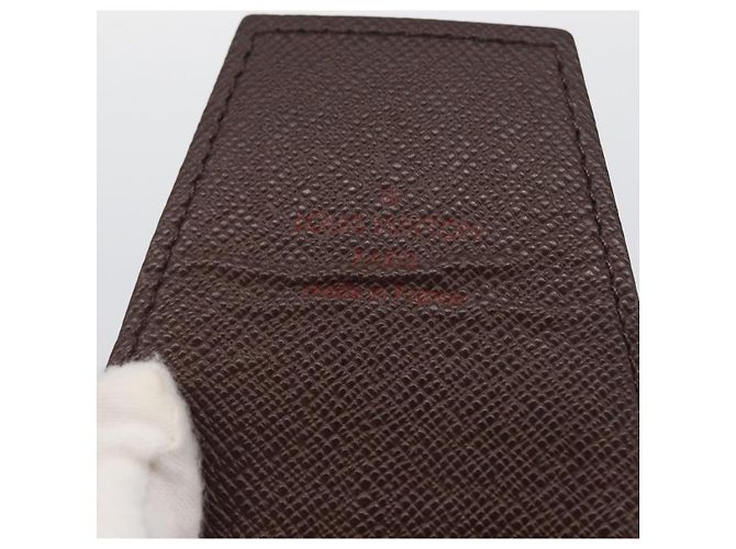 LOUIS VUITTON Astuccio per Sigarette Damier Ebene N63024 LV Auth BA11018 - vista 9